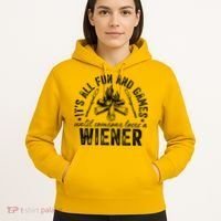 Funny Camping: All Fun And Games Until Someone Losed A Weiner Hoodie thumb 5