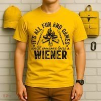 Funny Camping: All Fun And Games Until Someone Losed A Weiner T-Shirt thumb 6