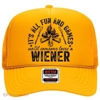 Funny Camping: All Fun And Games Until Someone Losed A Weiner Hat thumb 0