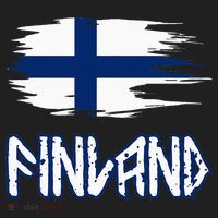 Finland Cool Ancient Nordic Style Flag Beanie thumb 2
