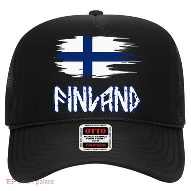 Finland Cool Ancient Nordic Style Flag Hat