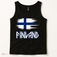Finland Cool Ancient Nordic Style Flag Tank Top thumb 2