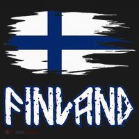 Finland Cool Ancient Nordic Style Flag Kids Long Sleeve Shirt thumb 2