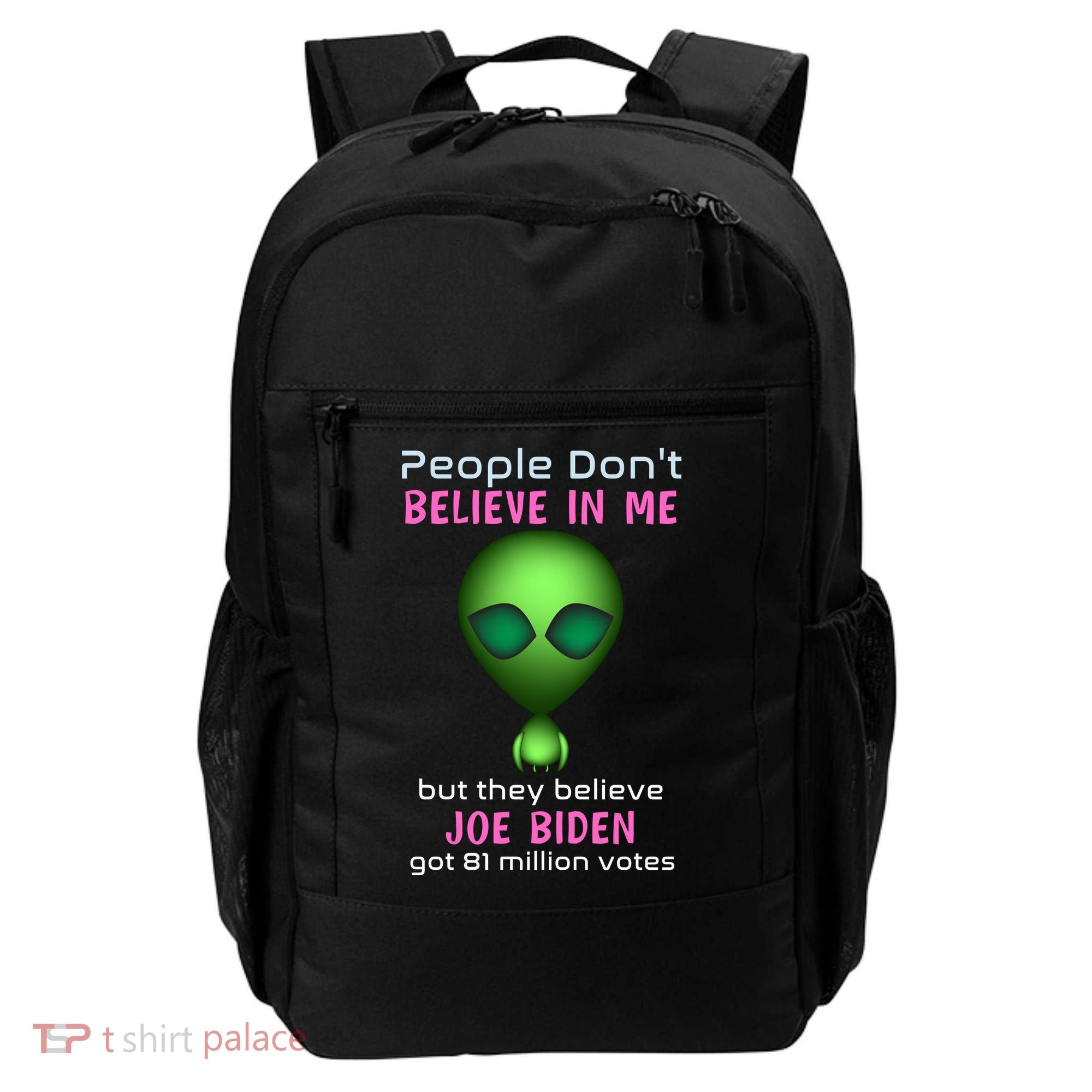 Funny Conservative Anti Biden Tooth Alien Backpack