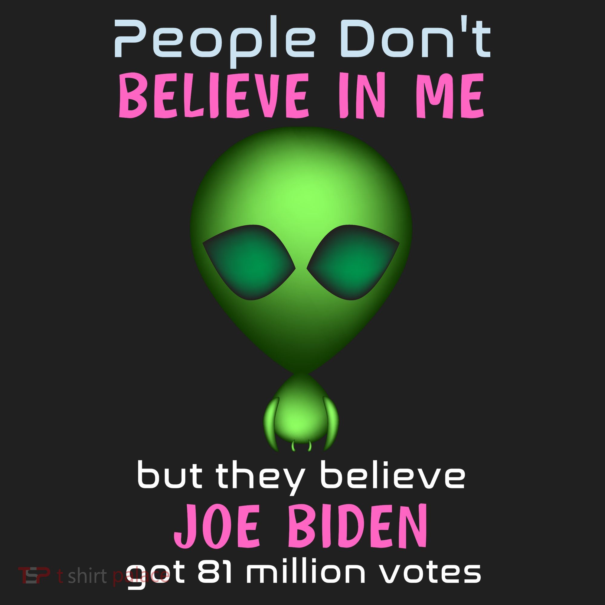 Funny Conservative Anti Biden Tooth Alien Beanie
