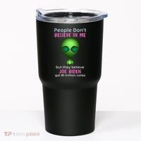 Funny Conservative Anti Biden Tooth Alien Tumbler thumb 0