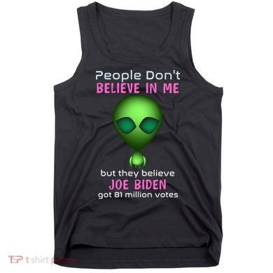 Funny Conservative Anti Biden Tooth Alien Tank Top
