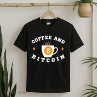 Funny Coffee And Bitcoin Funny Coffee And Crypto Funny Bitcoin Funny Coffee T-Shirt thumb 2