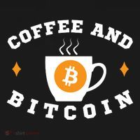 Funny Coffee And Bitcoin Funny Coffee And Crypto Funny Bitcoin Funny Coffee Women's Hoodie thumb 2