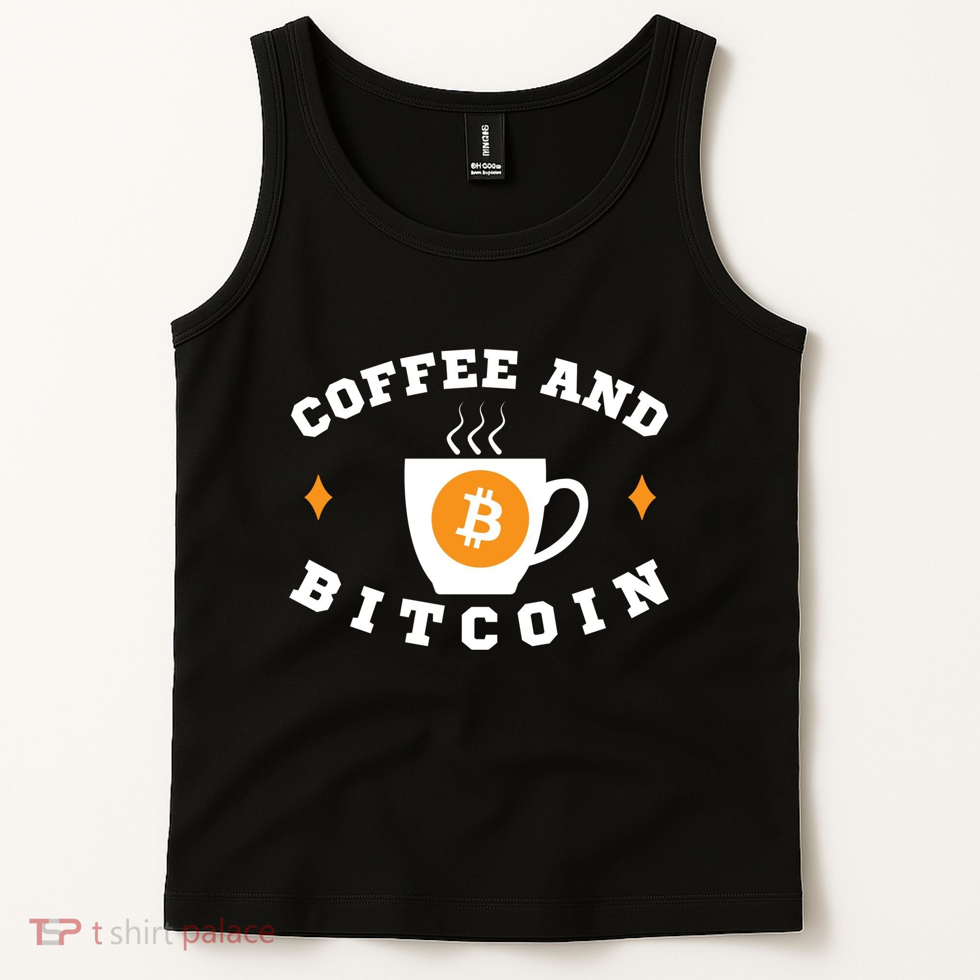 Funny Coffee And Bitcoin Funny Coffee And Crypto Funny Bitcoin Funny Coffee Tank Top