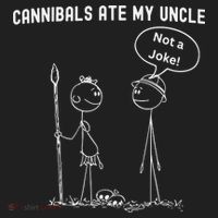 Funny Cannibals Ate My Uncle Political Women's Sweatshirt thumb 2