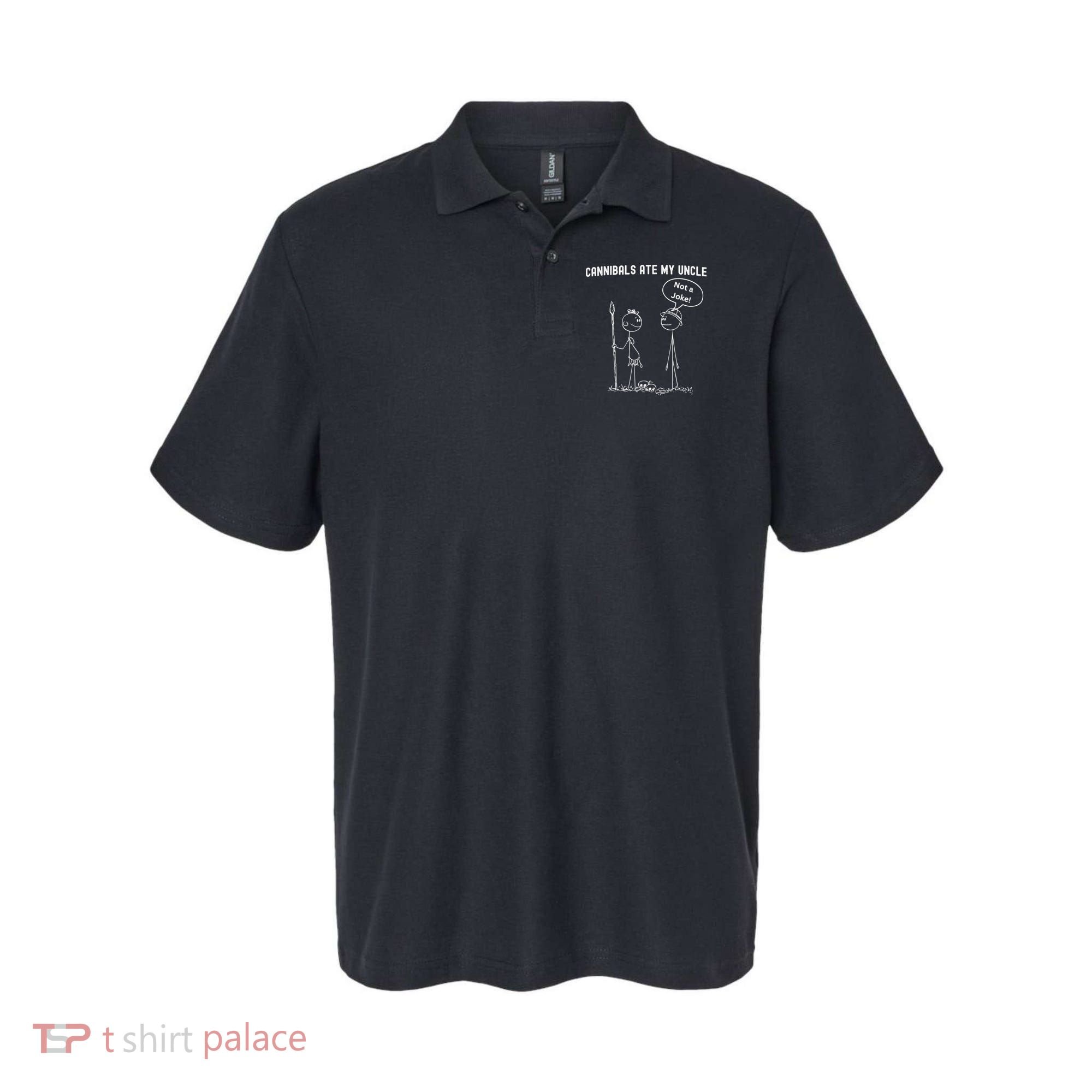 Funny Cannibals Ate My Uncle Political Polo