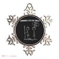 Funny Cannibals Ate My Uncle Political Ornament thumb 0