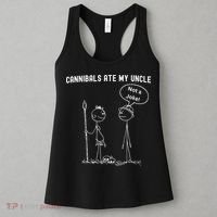 Funny Cannibals Ate My Uncle Political Women's Tank Top thumb 3