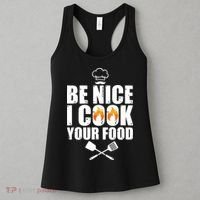 Funny Chef Art For Men Women Restaurant Cooking Food Lover Women's Tank Top thumb 3