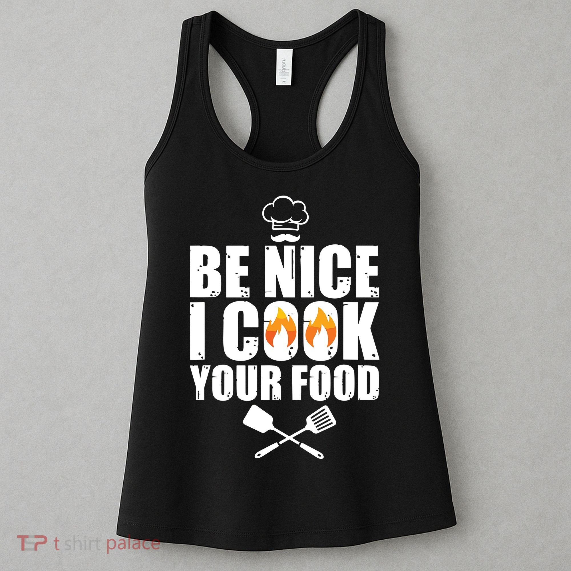 Funny Chef Art For Men Women Restaurant Cooking Food Lover Women's Tank Top