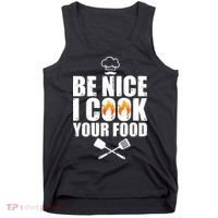 Funny Chef Art For Men Women Restaurant Cooking Food Lover Tank Top thumb 0