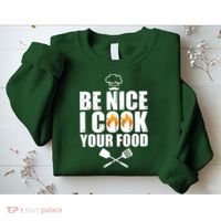 Funny Chef Art For Men Women Restaurant Cooking Food Lover Sweatshirt thumb 2