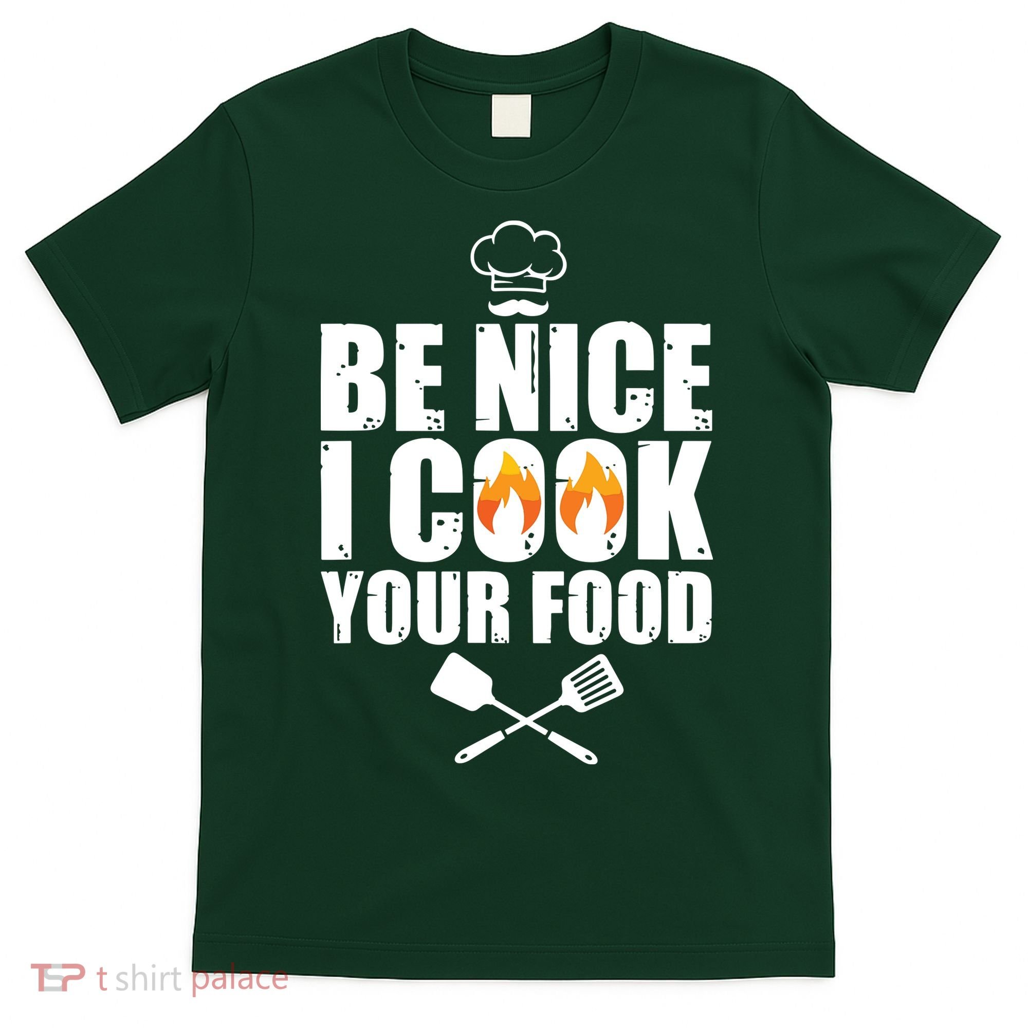 Funny Chef Art For Men Women Restaurant Cooking Food Lover T-Shirt