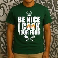 Funny Chef Art For Men Women Restaurant Cooking Food Lover T-Shirt thumb 3