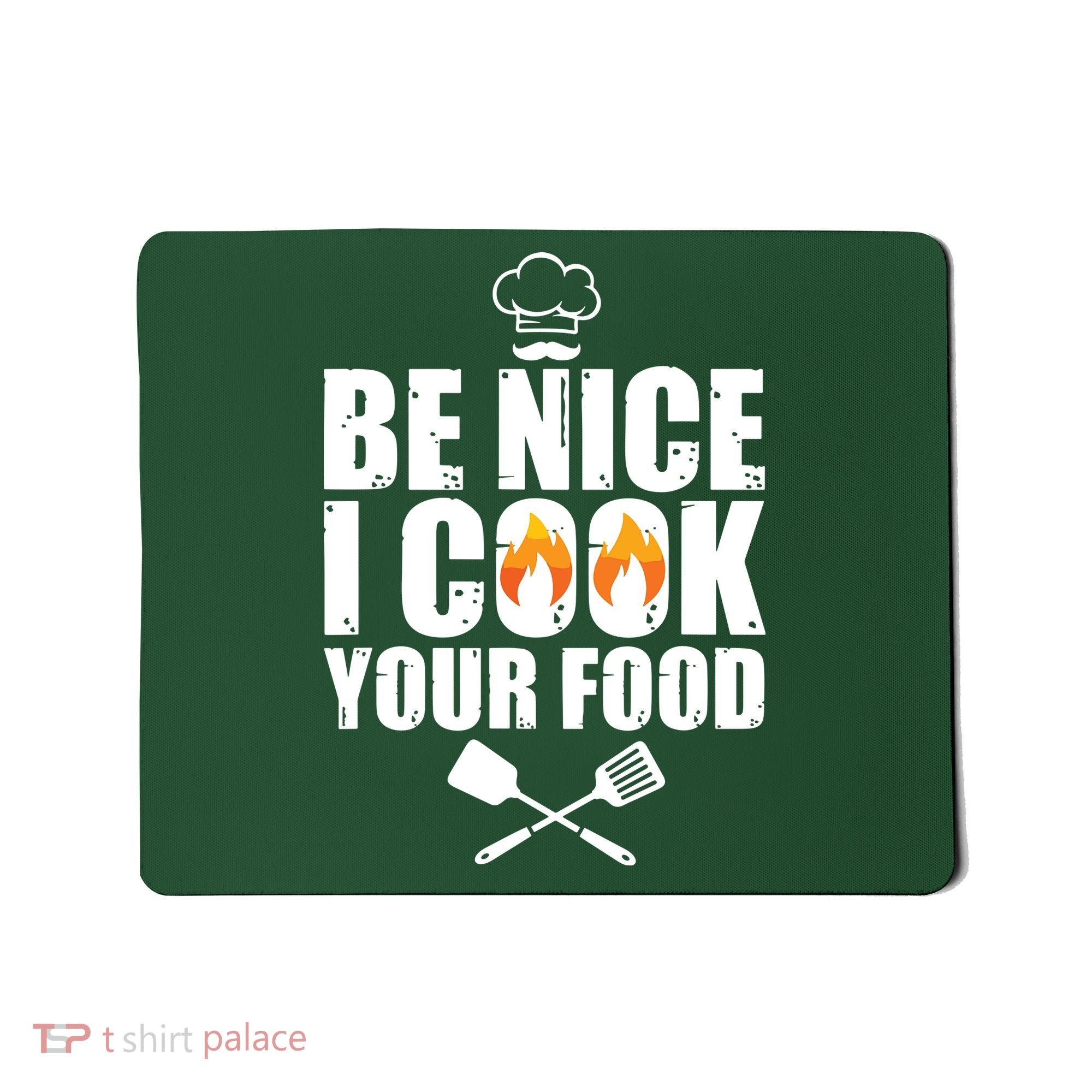 Funny Chef Art For Men Women Restaurant Cooking Food Lover Mousepad