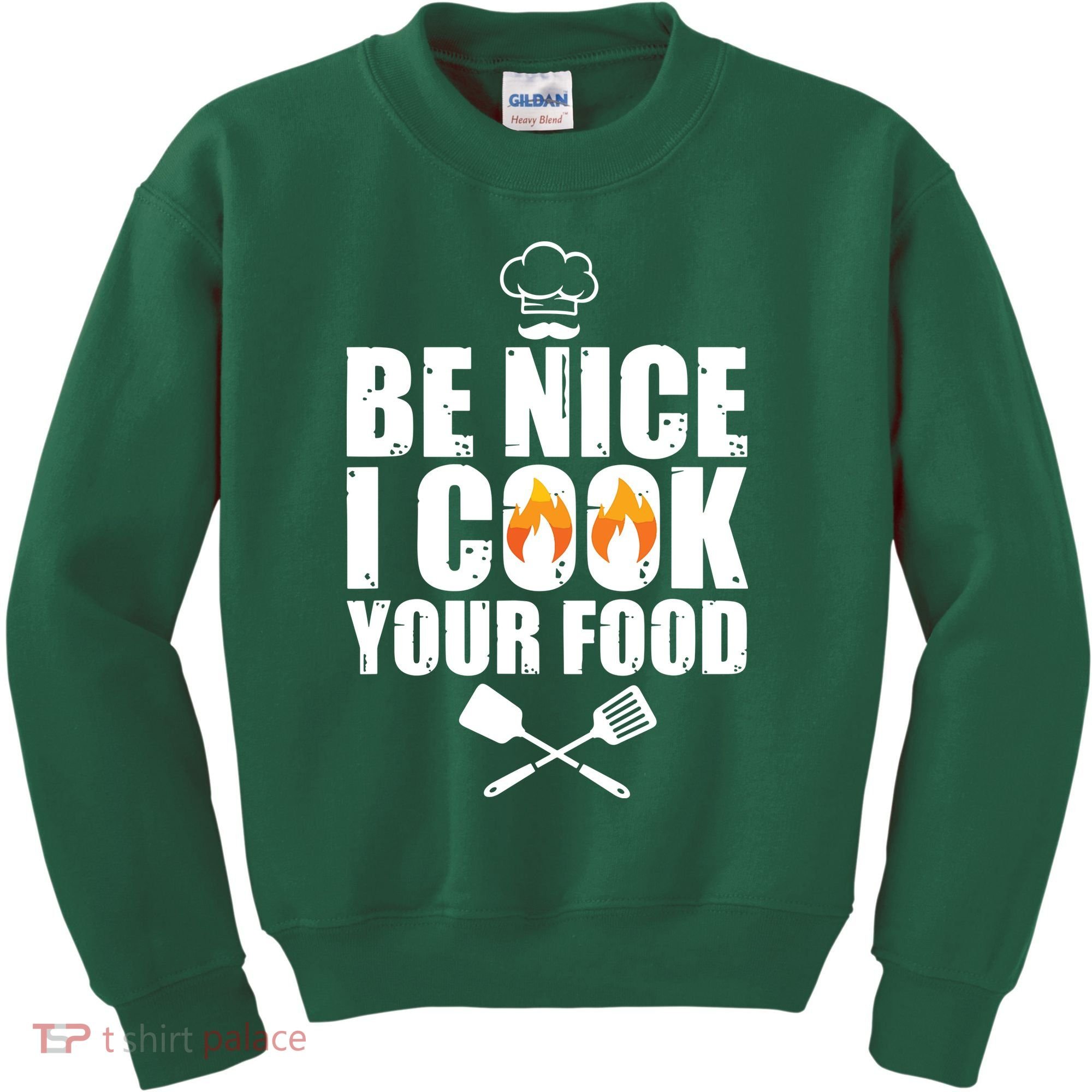 Funny Chef Art For Men Women Restaurant Cooking Food Lover Kids Sweatshirt