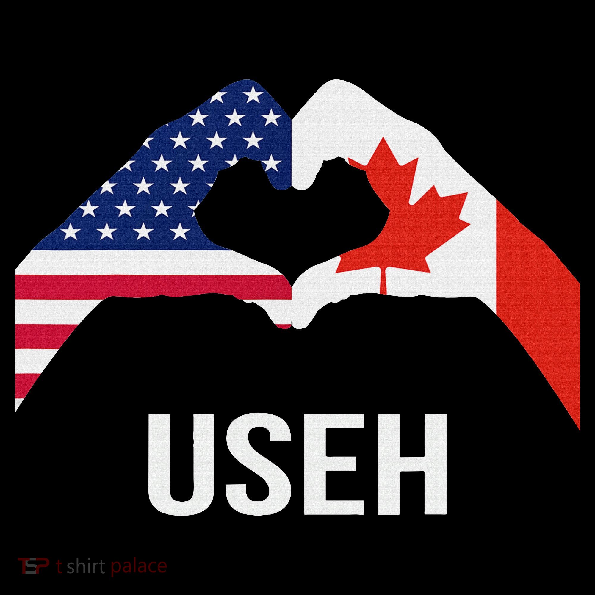 Funny Canada American Flag Us Eh Coaster