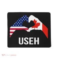 Funny Canada American Flag Us Eh Mousepad thumb 0