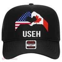 Funny Canada American Flag Us Eh Hat thumb 0