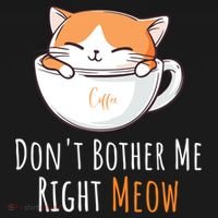 Funny Cat And Coffee Lover  Bucket Hat thumb 4