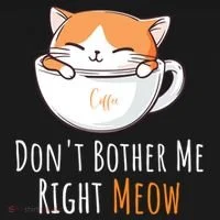 Funny Cat And Coffee Lover  Bucket Hat thumb 4