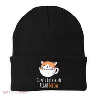 Funny Cat And Coffee Lover  Beanie thumb 0