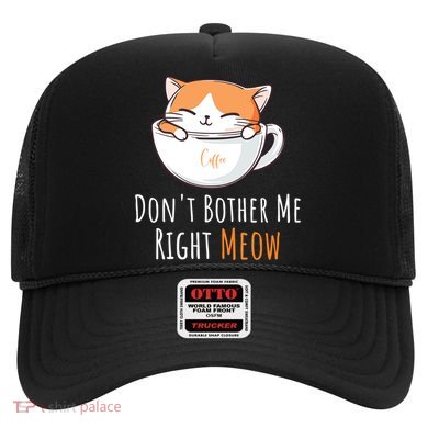 Funny Cat And Coffee Lover  Hat