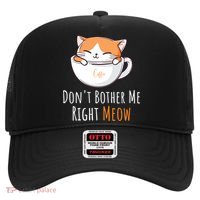 Funny Cat And Coffee Lover  Hat thumb 0