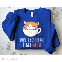 Funny Cat And Coffee Lover  Sweatshirt thumb 2