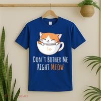 Funny Cat And Coffee Lover  T-Shirt thumb 2