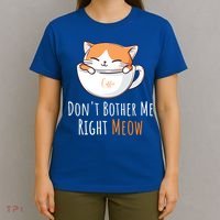 Funny Cat And Coffee Lover  T-Shirt thumb 4