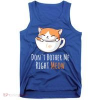 Funny Cat And Coffee Lover  Tank Top thumb 0