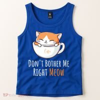 Funny Cat And Coffee Lover  Tank Top thumb 2