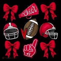 Football Coquette Bow Football Cheer Lover Coffee Mug thumb 5
