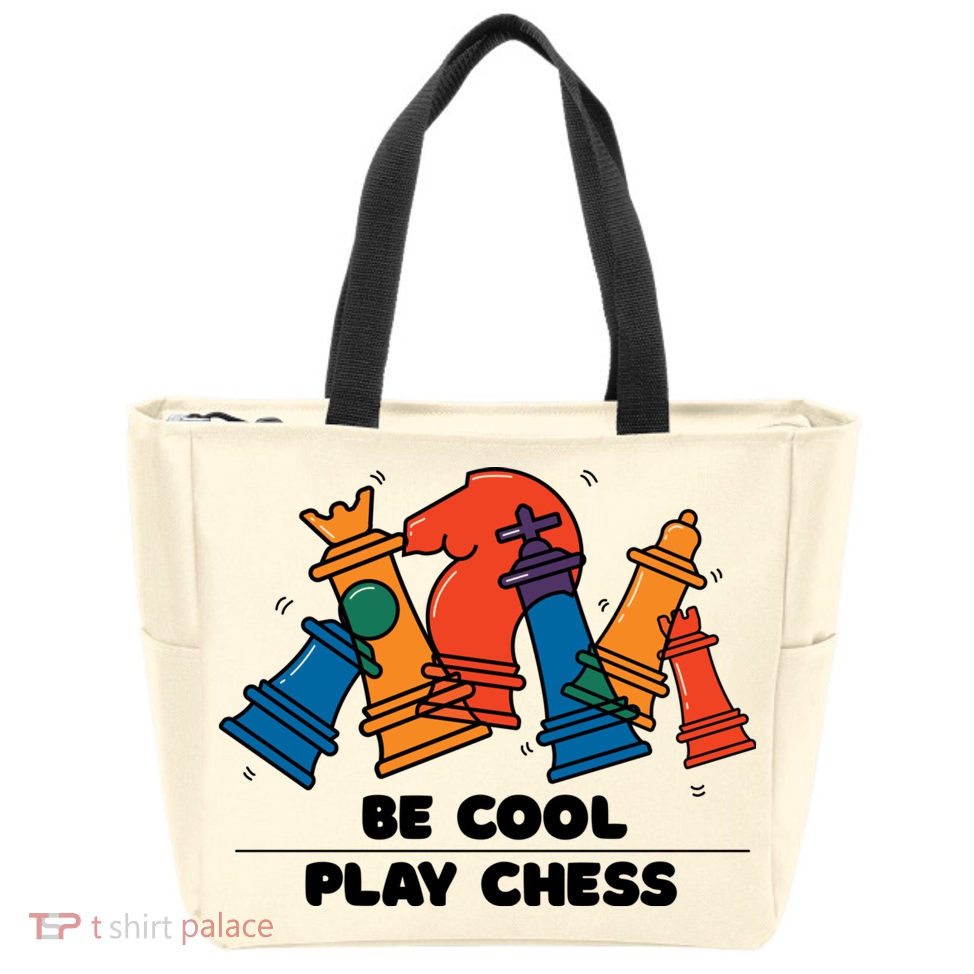 Funny Chess Be Cool Play Chess Tote Bag