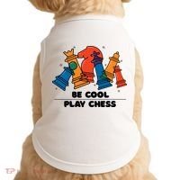 Funny Chess Be Cool Play Chess Doggie Tank thumb 0