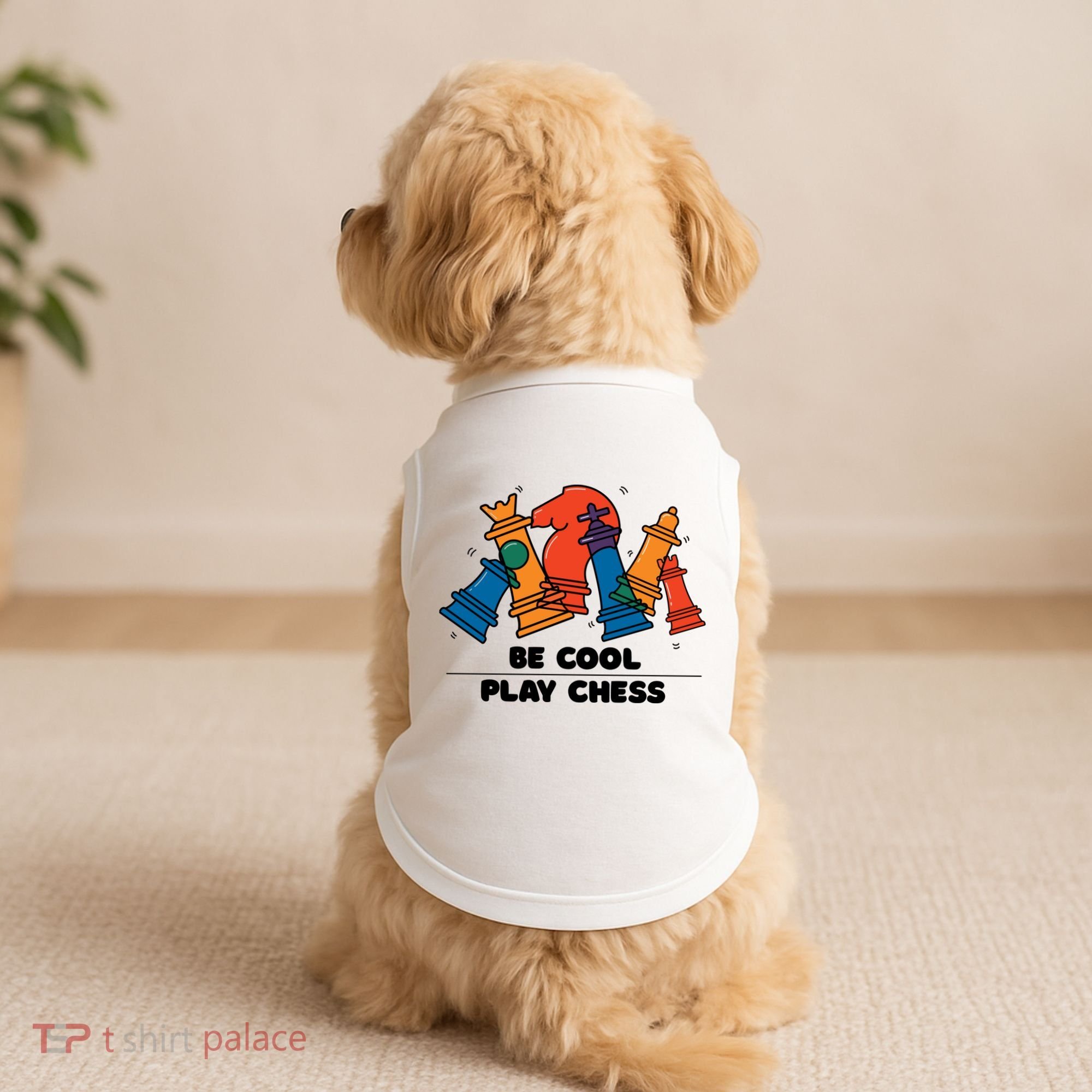 Funny Chess Be Cool Play Chess Doggie Tank