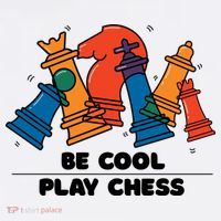Funny Chess Be Cool Play Chess USA-Made Doggie Bandana thumb 2