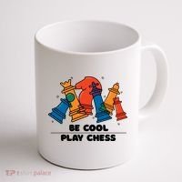 Funny Chess Be Cool Play Chess Coffee Mug thumb 1