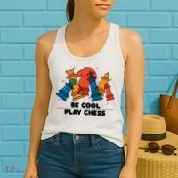 Funny Chess Be Cool Play Chess Women's Tank Top thumb 2