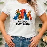 Funny Chess Be Cool Play Chess Women's T-Shirt thumb 2