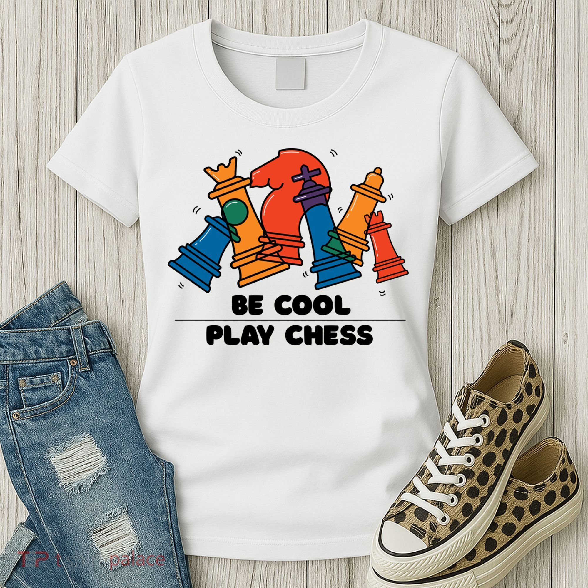 Funny Chess Be Cool Play Chess Women's T-Shirt