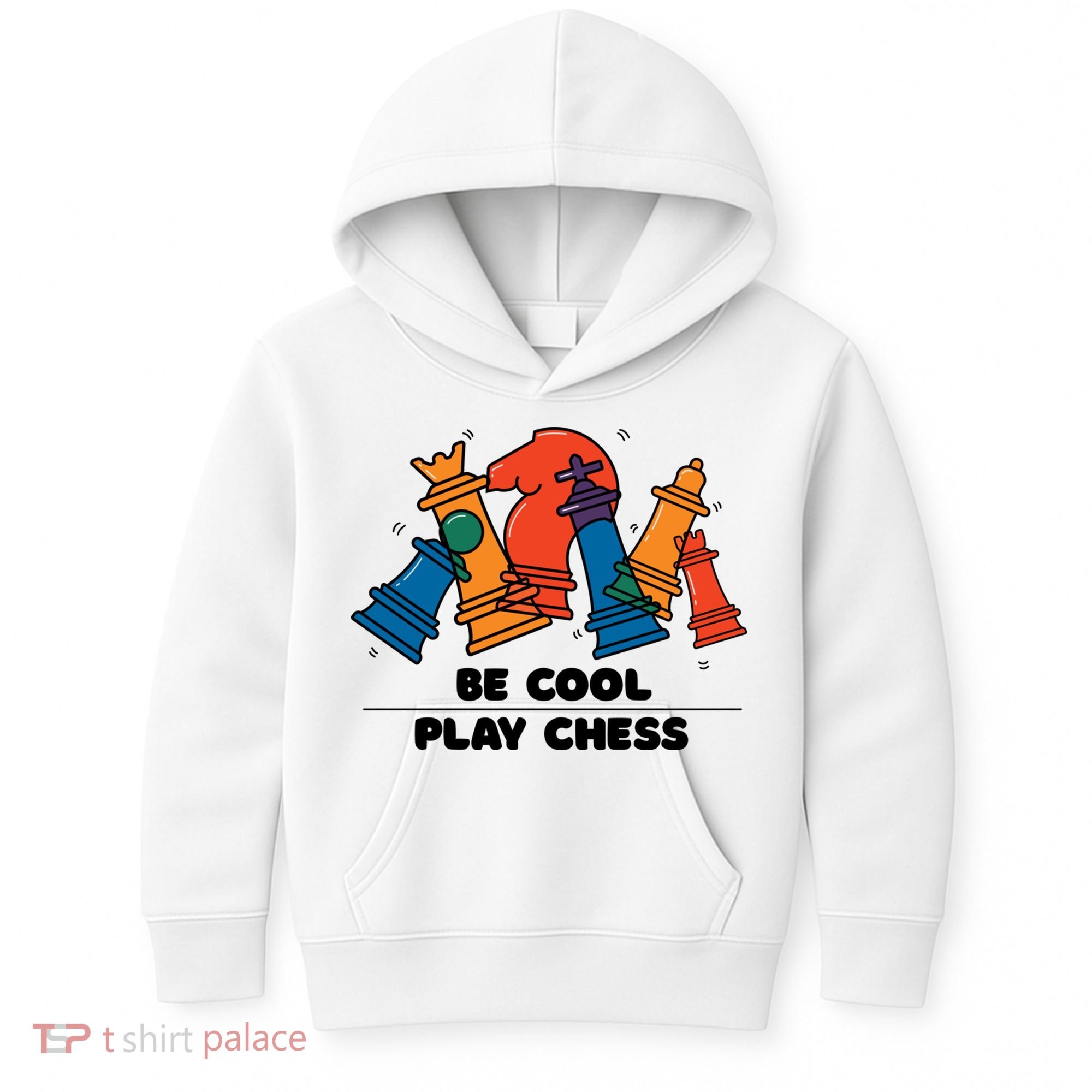 Funny Chess Be Cool Play Chess Kids Hoodie