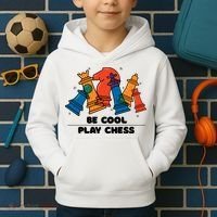 Funny Chess Be Cool Play Chess Kids Hoodie thumb 2